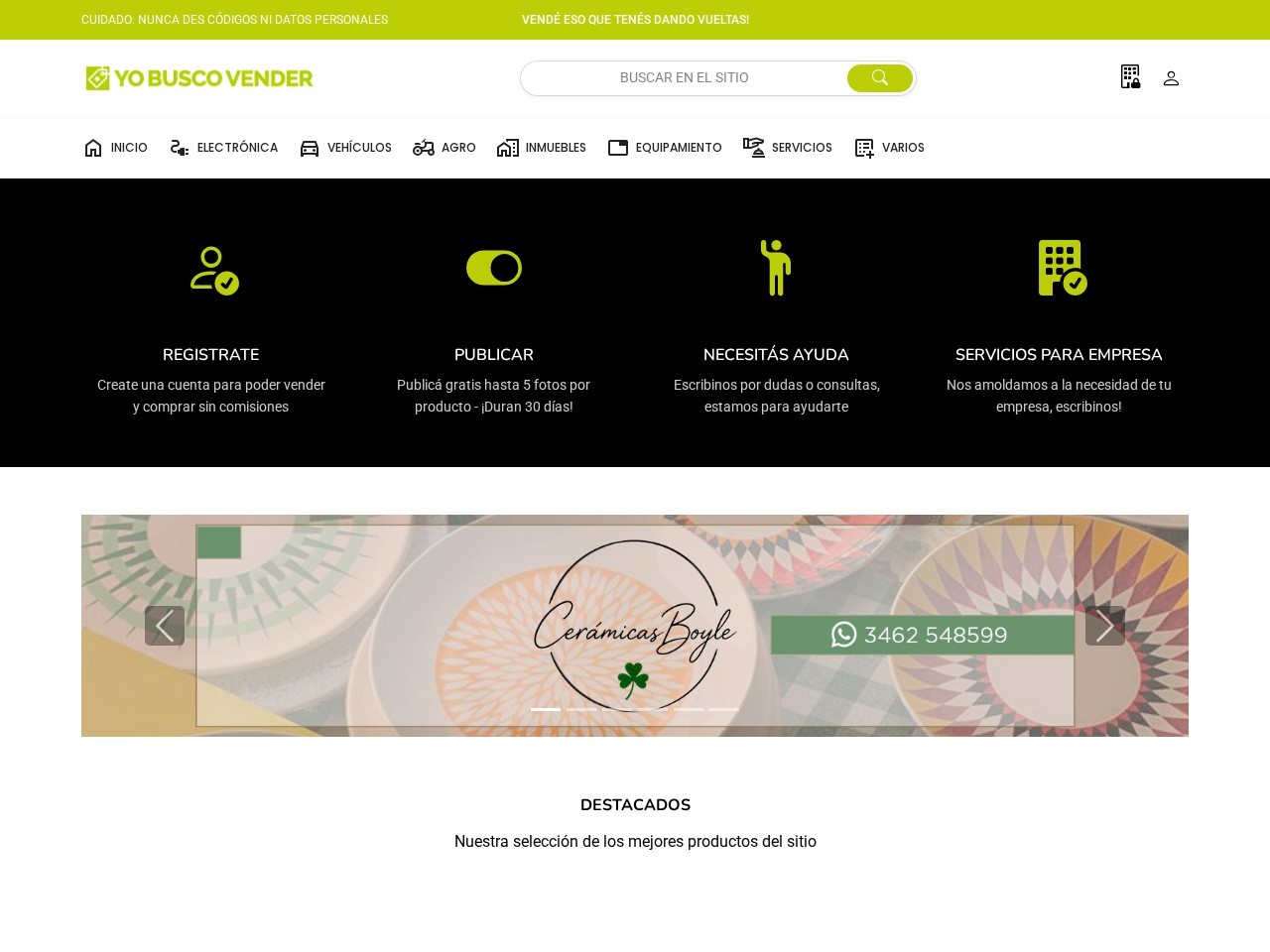 Sitio web de YoBuscoVender diseñado por Pensamos Primero
